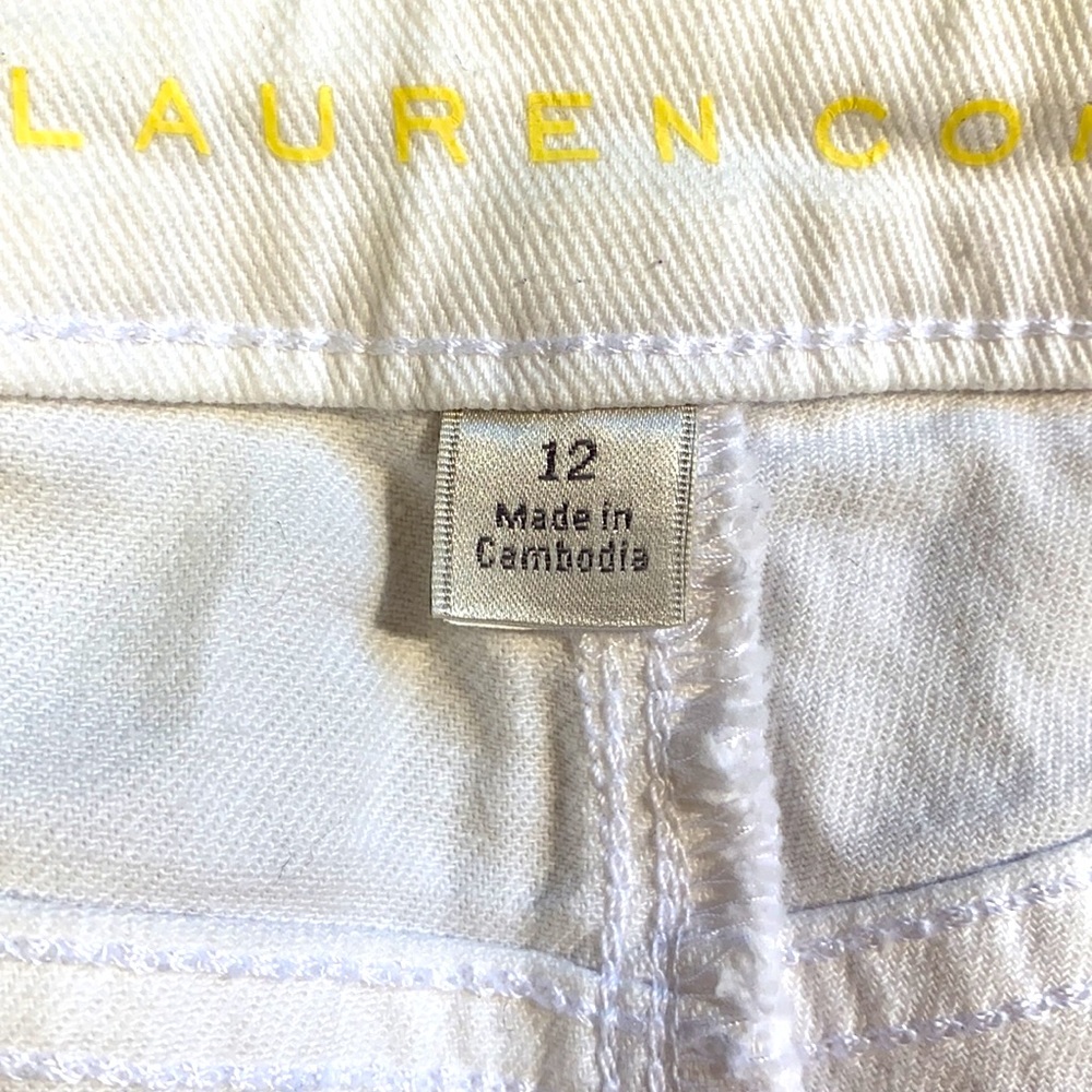 Lauren Conrad white shorts size 12 - Picture 4 of 6